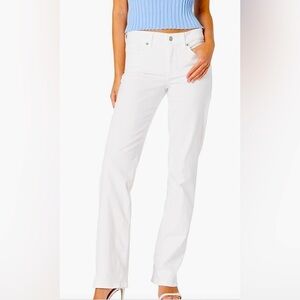 NYDJ Not Your Daughter Jeans  Sz 8P Straight Leg 5 Pocket High Waist Jeans